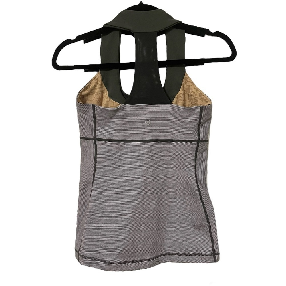 LULULEMON Heathered Scoop Neck Tank Size 6 - Picture 2 of 6